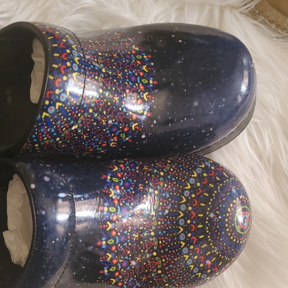 Dansko Multicolor Cosmic Pattern Clogs - image 10